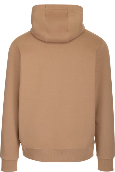 Burberry for Men Burberry Camel Colored Cotton Hoodie