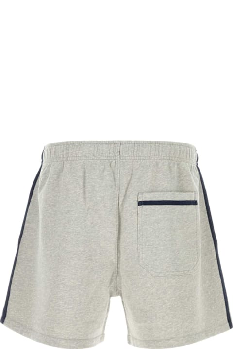 Bode for Men Bode Grey Cotton Bermuda Shorts