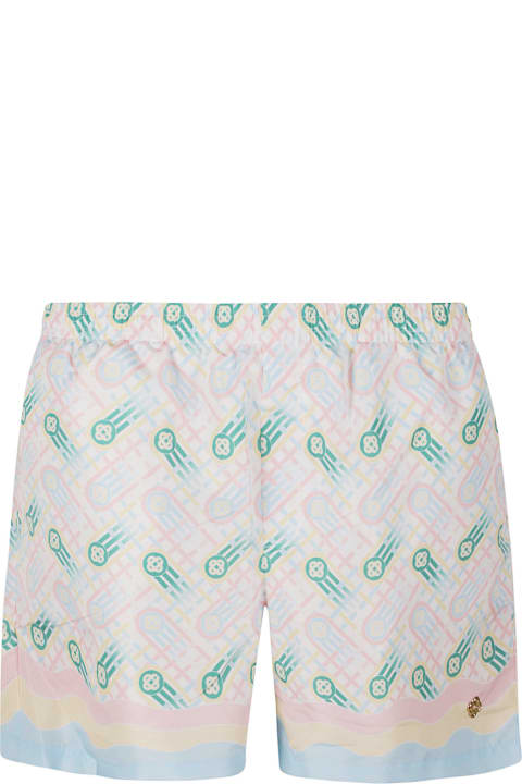 Casablanca for Men Casablanca Technical Synthetic Printed Swim Shorts