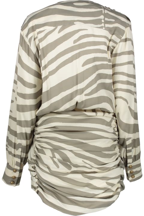 Balmain Clothing Sale for Women Balmain Printed Dress