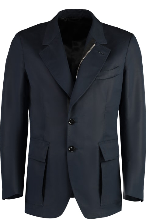 Tom Ford Coats & Jackets for Men Tom Ford Cotton Blend Single-breast Jacket