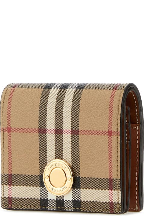 Burberry for Women Burberry Printed Canvas Small Wallet