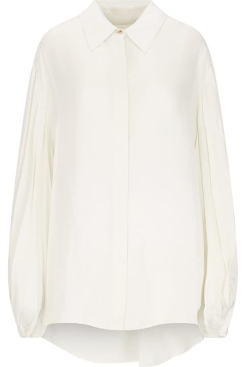 Khaite Topwear for Women Khaite 'the Bam Top' Pleated Shirt