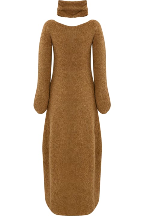 Liviana Conti Dresses for Women Liviana Conti Long Alpaca Dress With Detachable Collar