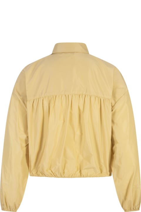 Aspesi Coats & Jackets for Women Aspesi Yellow Technical Polyester Taffeta Shirt