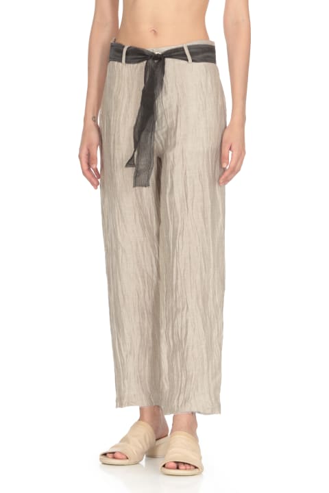 Sanctamuerte Clothing for Women Sanctamuerte Linen Trousers