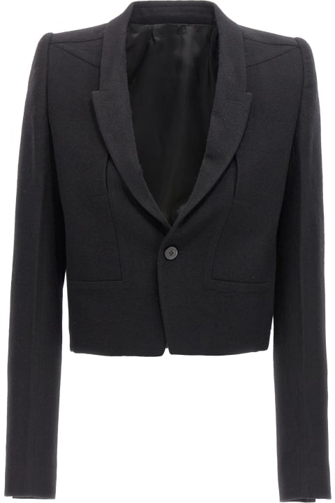 Coats & Jackets for Women Rick Owens Blazer 'fogpocket Neue Alive'