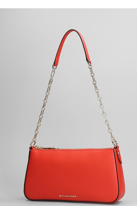 Michael Kors for Women Michael Kors Empire Shoulder Bag In Red Leather