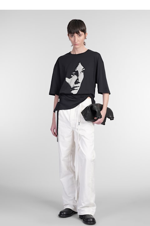 Homeware Ann Demeulemeester Aga T-shirt In Black Cotton