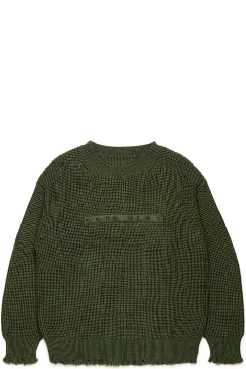 Maison Margiela Sweaters & Sweatshirts for Boys Maison Margiela Maison Margiela Sweaters Green