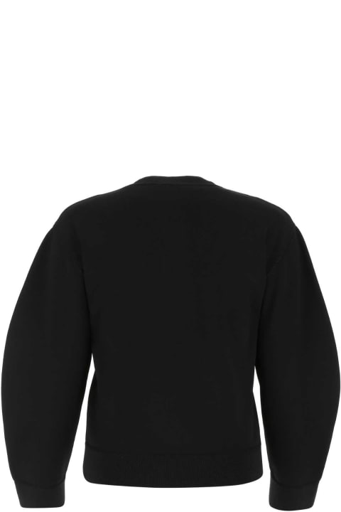 Stella McCartney Fleeces & Tracksuits for Women Stella McCartney Black Viscose Blend Sweatshirt