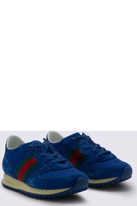 Gucci Indigo Calf Skin Re Motion Skeakers
