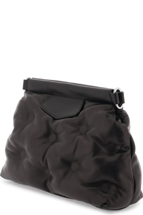 Bags Sale for Men Maison Margiela Black Leather Glam Slam Bag