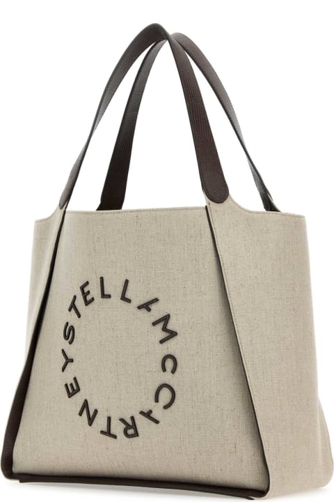 ウィメンズ新着アイテム Stella McCartney Cappuccino Canvas Shopping Bag