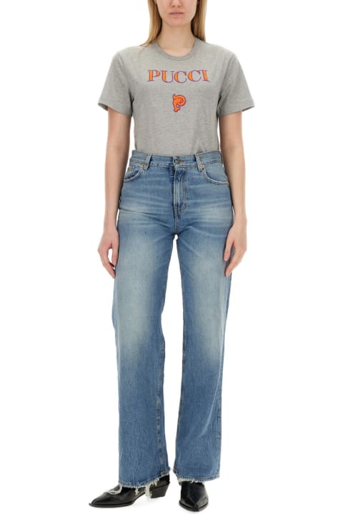 Pucci Topwear for Women Pucci T-shirt With Logo