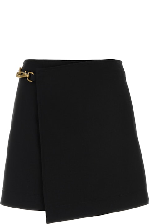 Burberry Skirts for Women Burberry Black Wool Mini Skirt