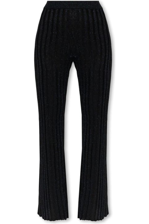 Pants & Shorts for Women Stella McCartney Ribbed Pleated Trousers