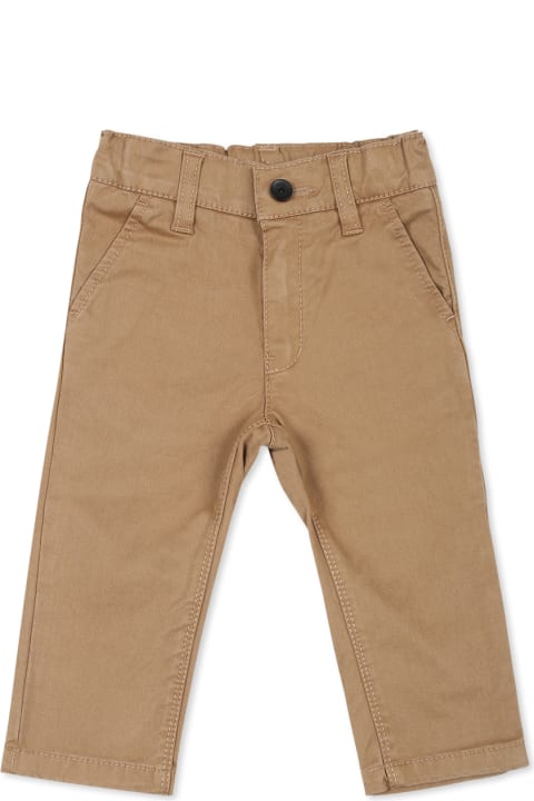 Homeware Hugo Boss Brown Trousers For Baby Boy With Logo