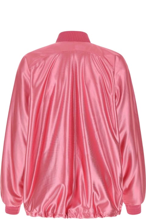Khrisjoy Coats & Jackets for Women Khrisjoy Pink Polyester Oversize Sweatshirt