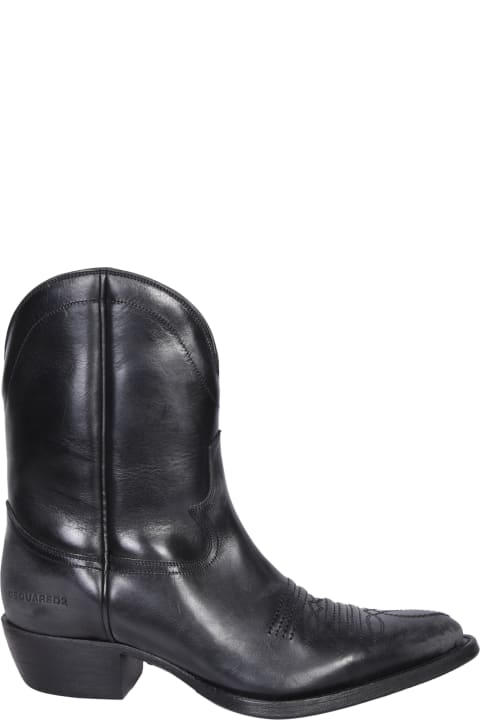 Boots for Men Dsquared2 Pointed Toe Ankle Boots