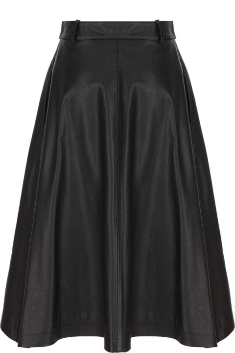 Balenciaga for Women Balenciaga A-line Draped Midi Skirt