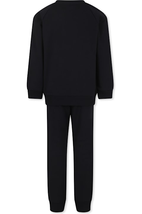 Homeware Balmain Black Suit For Kids With Logo