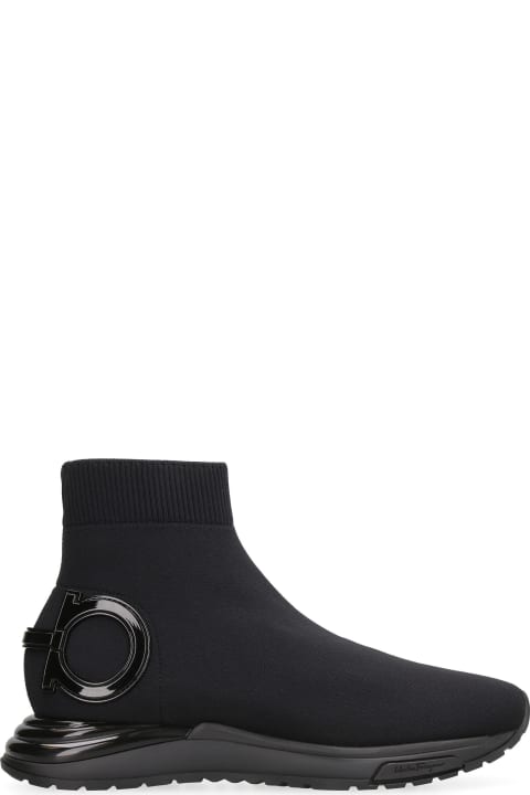 Homeware Ferragamo Knitted Sock-style Sneakers