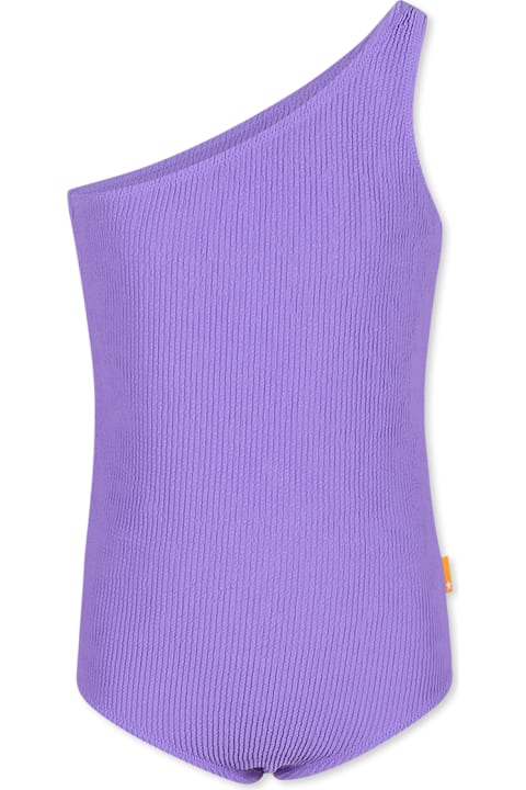 Homeware Molo Purple One-shoulder Swimsuit
