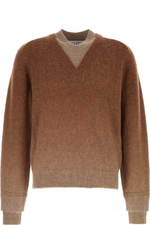 J.W. Anderson Sweaters for Men J.W. Anderson Light Brown Alpaca Blend Sweater