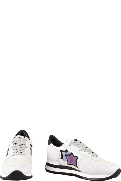 Women's White / Gray Sneakers