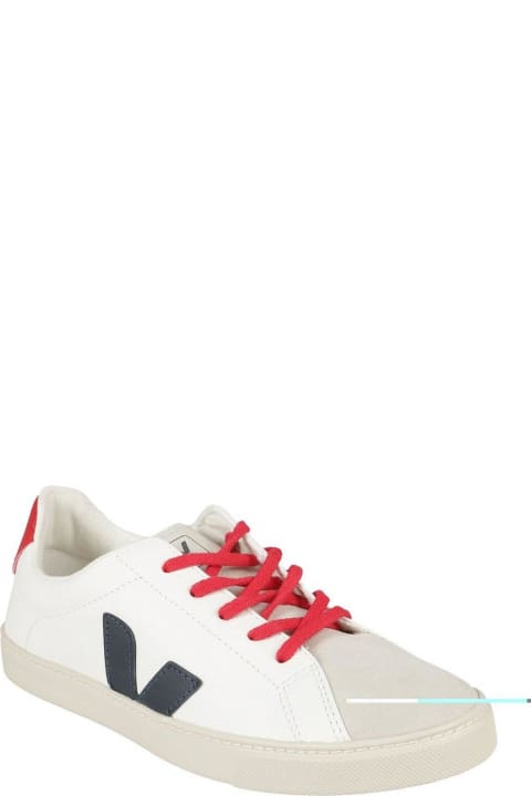 Shoes for Boys Veja Logo-detailed Lace-up Sneakers