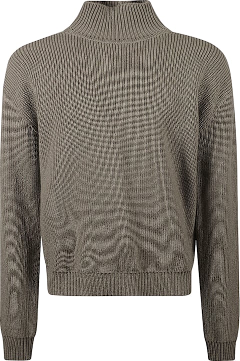 Clothing for Men Rick Owens Ribbed Knit Turtleneck Sweater