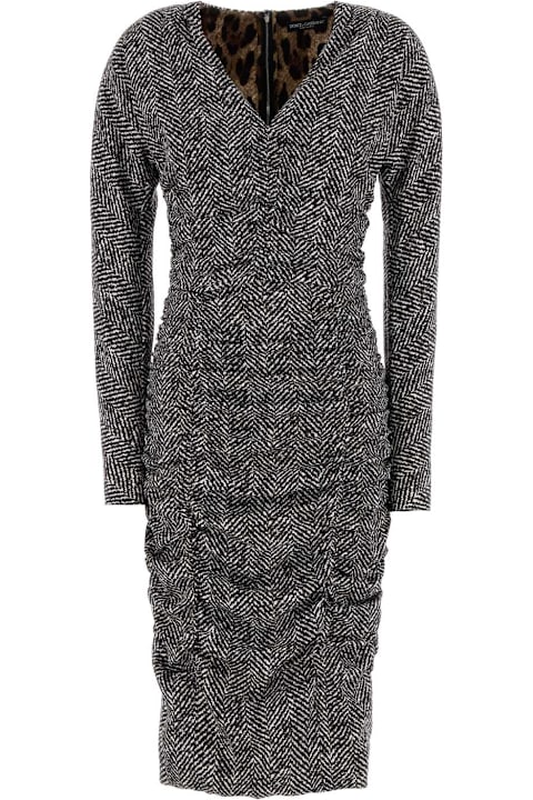 Dolce & Gabbana for Homeware Dolce & Gabbana Printed Cady Dress
