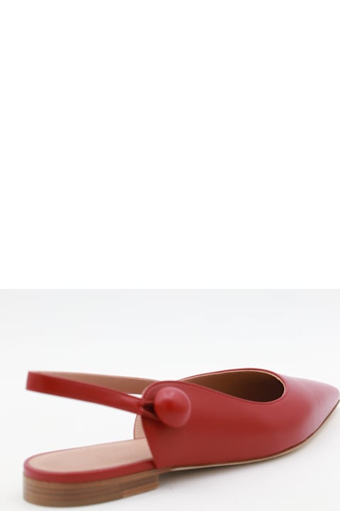 Malone Souliers Shoes for Women Malone Souliers Red Leather Flats