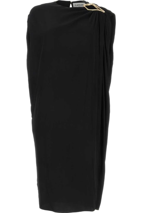 Lanvin for Women Lanvin Black Jersey Dress