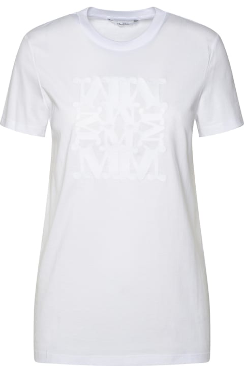 Topwear for Women Max Mara White Cotton T-shirt