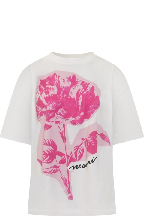 Marni for Women Marni T-shirt With Floral Print