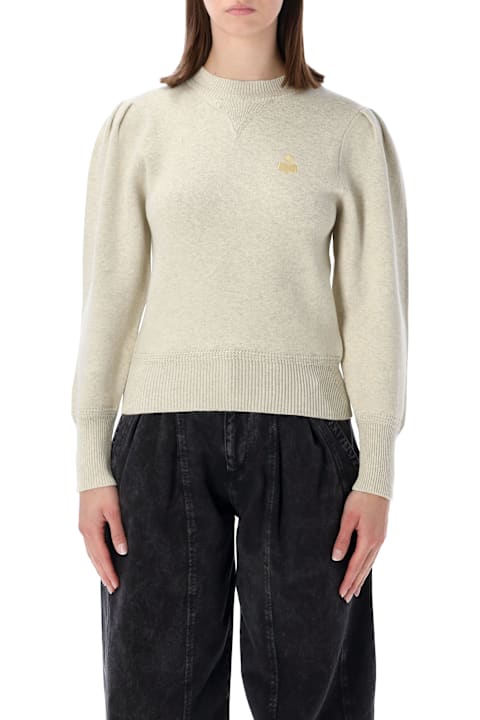 Homeware Marant Étoile Marant étoile Kelaya Wool-blend Puff-sleeve Sweater