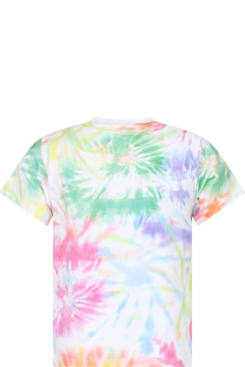Givenchy for Kids Givenchy Multicolor T-shirt For Girl With Tie Dye Print