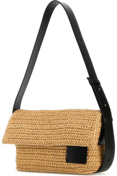 Jil Sander Shoulder Bags for Women Jil Sander Raffia Crossbody Bag