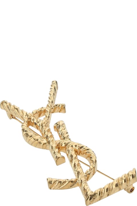 Saint Laurent Jewelry for Women Saint Laurent Broche Ysl Texture T