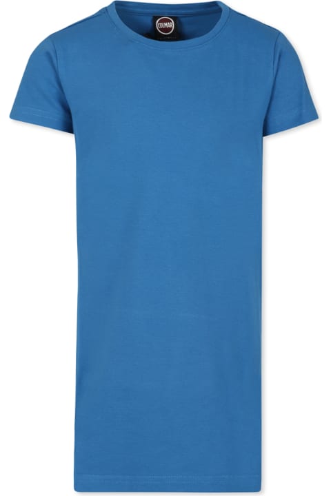 Homeware Colmar Light Blue Dress For Girl With Logo