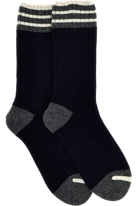 Underwear for Men Brunello Cucinelli Ribbed Socks