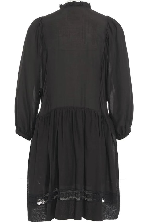 SEMICOUTURE for Women SEMICOUTURE Black Cotton Blend Dress