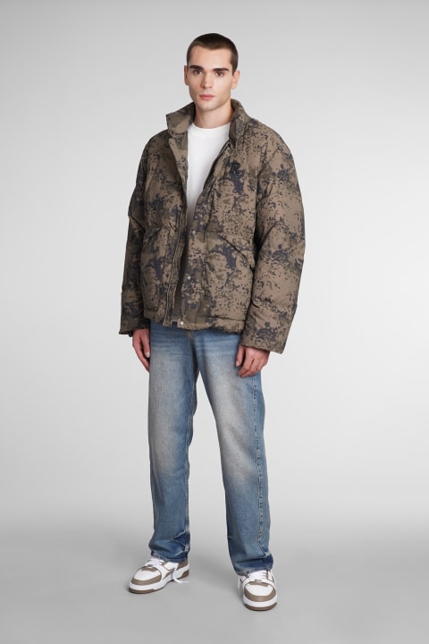 REPRESENT Clothing for Men REPRESENT Puffer In Camouflage Nylon