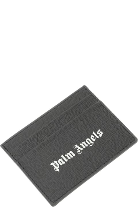 Palm Angels for Men Palm Angels Leather Cardholder With Logo