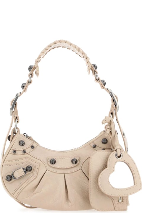 Sale for Women Balenciaga Sand Leather Le Cagole Xs Shoulder Bag