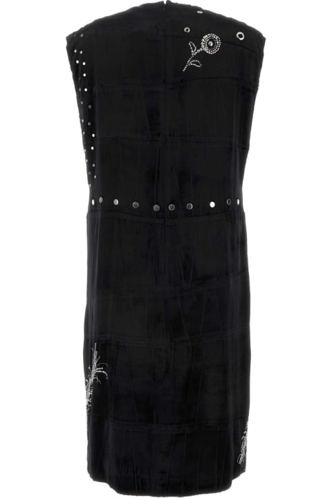 Clothing for Women Prada Black Velvet Dress
