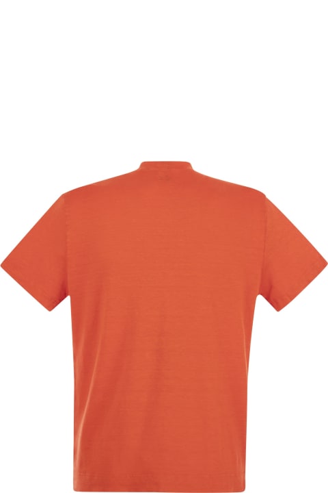 Fedeli Topwear for Men Fedeli Exreme - Linen Flex T-shirt
