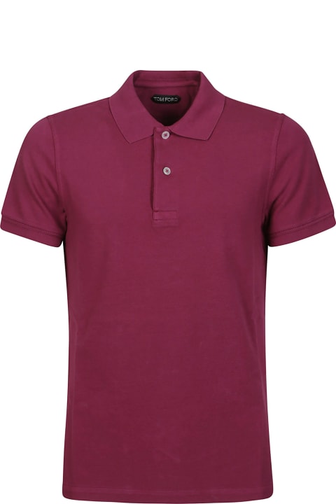 Topwear for Men Tom Ford Tennis Piquet Short Sleeve Polo Shirt